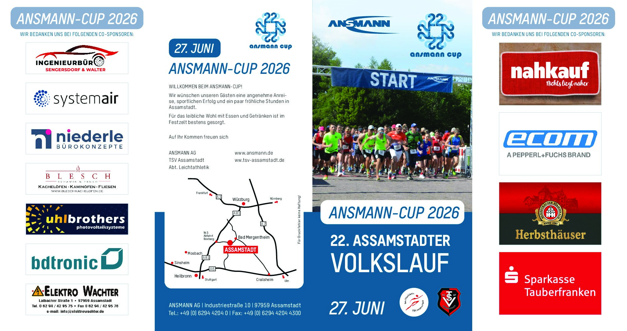 22. Assamstadter Volkslauf – Ansmann Cup 2026